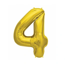 Воздушный шар Цифра 4, в ассортименте - Сүрөт 2