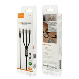 Универсальный кабель Vidvie 3 in 1 Data Cable - Сүрөт 1