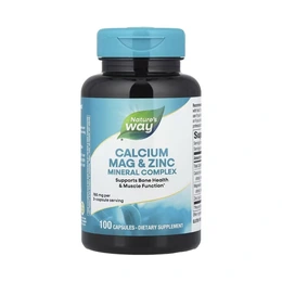 Комплекс минералов Calcium, Mag & Zinc, 100 капсул - Сүрөт 1