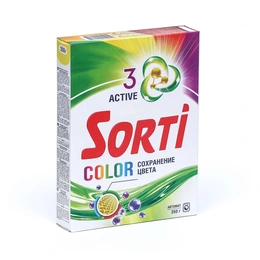 Стиральный порошок Sorti Автомат Color, 350 г - Сүрөт 1