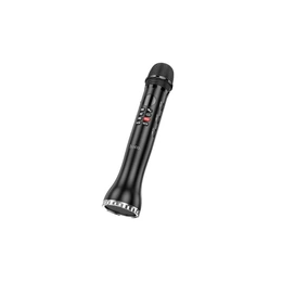 Микрофон Hoco DBK2 Cool karaoke microphone (Black) - Сүрөт 2
