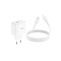 Зарядное устройство HOCO DC71 Precise single port PD25W (White) - Сүрөт 3
