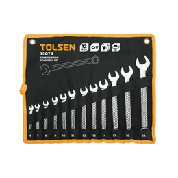 Набор комбинированных ключей Tolsen, 6-22 мм, 12 шт - Сүрөт 1