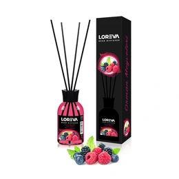 Аромадиффузор с бамбуковыми палочками Loreva Лесные фрукты, 110 мл - Сүрөт 1