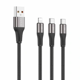 Универсальный кабель Vidvie 3 in 1 Data Cable - Сүрөт 2