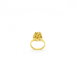 Кольцо в желтом золоте 585, размер 17, вес 3,11 г - Сүрөт 1