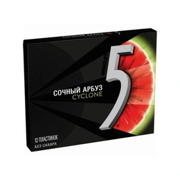 Жевательная резинка со вкусом арбуза Wrigley's 5, 31,2 г - Сүрөт 1