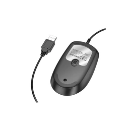 Мышка Hoco BG17 Morning business wired mouse (Black) - Сүрөт 3