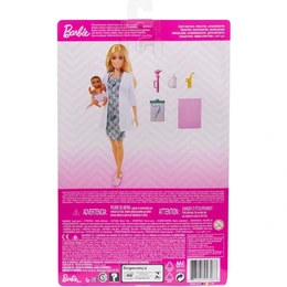 Кукла Barbie Профессии, Педиатр c маленьким пациентом - Сүрөт 4