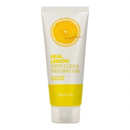 Пилинг-скатка Real Lemon Deep Clear Peeling Gel FarmStay, 100 мл - Сүрөт 1