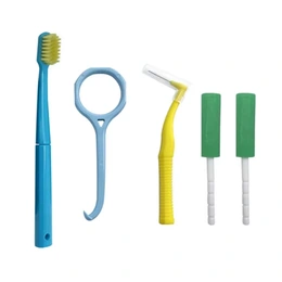 Мини набор по уходу за элайнерами и брекетами, розовый - Сүрөт 3