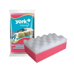Губка для тела массажная, прямоугольная York - Сүрөт 1