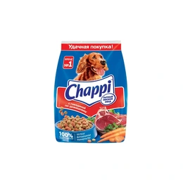 Сухой корм для собак Сытный мясной обед с говядиной по-домашнему Chappi, 600 г - Сүрөт 1
