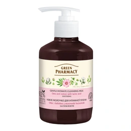 Молочко для интимной гигиены Овес и Хлопок Зеленая Аптека, 370 мл - Сүрөт 1