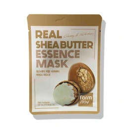 Тканевая маска с маслом ши FarmStay Real Shea Butter Essence Mask, 23 мл - Сүрөт 1