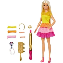 Кукла с плойкой и бигуди Barbie and Ken - Сүрөт 2