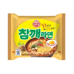 Лапша быстрого приготовления Чамке Рамен с яйцом и кунжутом Ottogi, 115 - Сүрөт 1