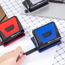 Дырокол на 15 листов, в ассортименте - Сүрөт 2