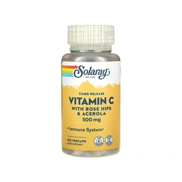 Витамин C Solaray Vitamin C Fast Acting 500 мг, 100 капсул - Сүрөт 1