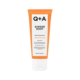 Увлажняющий крем для лица на основе корня имбиря Q+A Ginger Root Daily Moisturiser, 75 мл - Сүрөт 1
