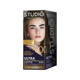 Стойкая краска для седых волос 6.00 натуральный темно-русый, Studio professional, 115 мл - Сүрөт 1