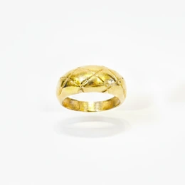 Кольцо в красном золоте 375, вес 2,27 г - Сүрөт 1