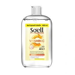 Мицеллярная вода Soell Professional Витаминизированная, 600 мл - Сүрөт 1