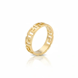 Кольцо в желтом золоте 585, размер 16,5, вес 2,33 г - Сүрөт 1