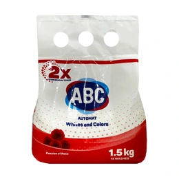 Стиральный порошок Аромат розы ABC, 1.5 кг - Сүрөт 1