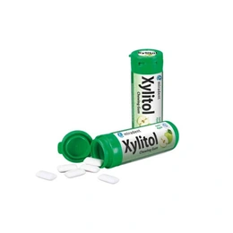 Жевательная резинка Xylitol, вкус яблоко, 30 шт. - Сүрөт 1