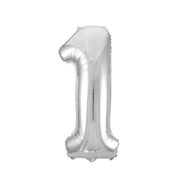 Воздушный шар Цифра 1, в ассортименте - Сүрөт 1