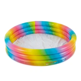 Надувной бассейн для детей Intex 58449EP Rainbow Ombre, 168×168×38 см, 581 л - Сүрөт 1