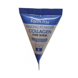 Очищающий скраб для лица Baking Powder Collagen Pore Scrub с коллагеном Farmstay, 7 г - Сүрөт 1