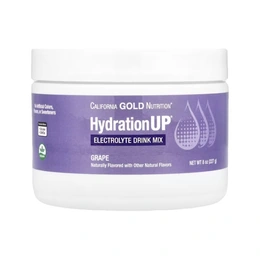Порошок California Gold Nutrition, HydrationUP с электролитами, 227 г, в ассортименте - Сүрөт 3