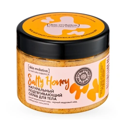 Подтягивающий скраб для тела Salty Honey Natura Siberica, Skin Evolution, 400 г - Сүрөт 1